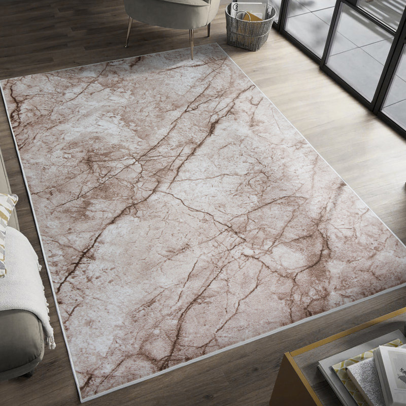 Cevriye Machine -made Area Rug, Rectangular 240 x 340 cm, Beige