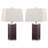 Ensemble de lampes de table 27 po Beartree-23569645
