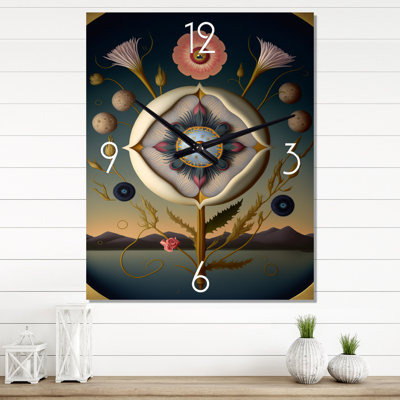 Jerricka - Floral Wall Clock