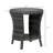 Round  Patiotable With Shelf-533448734