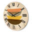 Horloge murale abstraite géométrique-63902073