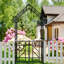 Arche de jardin en métal avec barrière W58,07 * H97,24