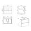 U005-Alice24-201 Alice 24"  Bathroom Vanity With Sink-2027173448-2027173454