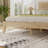 Full Size Bed Frame with Rattan Headboard