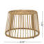 Fauteuil club et table d'appoint - fini brun