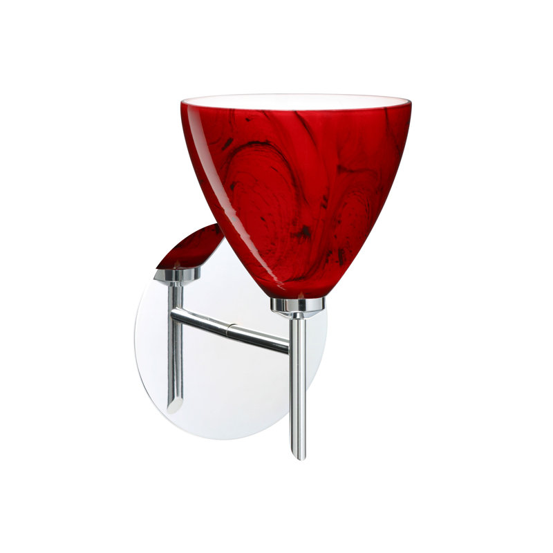 Mia Armed Sconce, Magma, Chrome, Incandescent