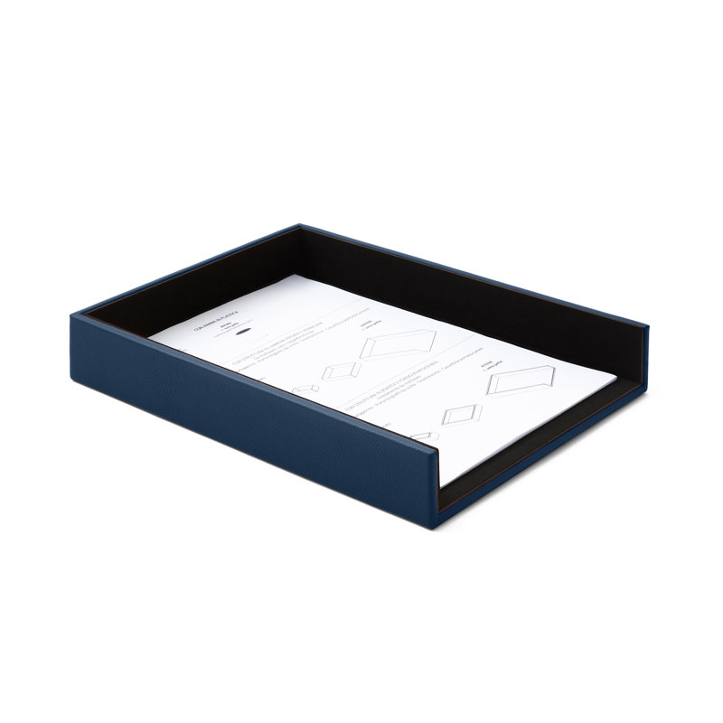Sergent Leather Paper Organiser, Blue