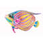 Boîte à bibelots Angel Fish fabriquée avec des cristaux autrichiens et un émail coloré