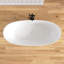 Baignoire de trempage profonde autoportante à surface solide 73 po Forma