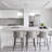 2 Light Dimmable Kitchen Island Linear Drum Chandelier-1429112717
