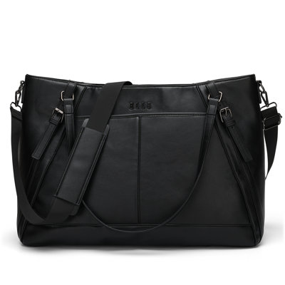 ELLE Leisure Luxe 33L Vegan Leather Weekender Duffel Bag