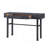 Metal Vanity Desk With One Drawer, Gunmetal-1957697843
