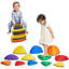 Kids Balance Stepping Stones Sensory Obstacle Course 12 PCS Outdoor Indoor