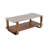 Modern Glam Gold Marble Top Console Table-408897445