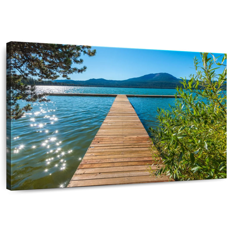 Alvord Dock At Diamond Lake, 30" H x 45" W