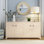 Bar Harbor Raffia 4 Door 70" Sideboard