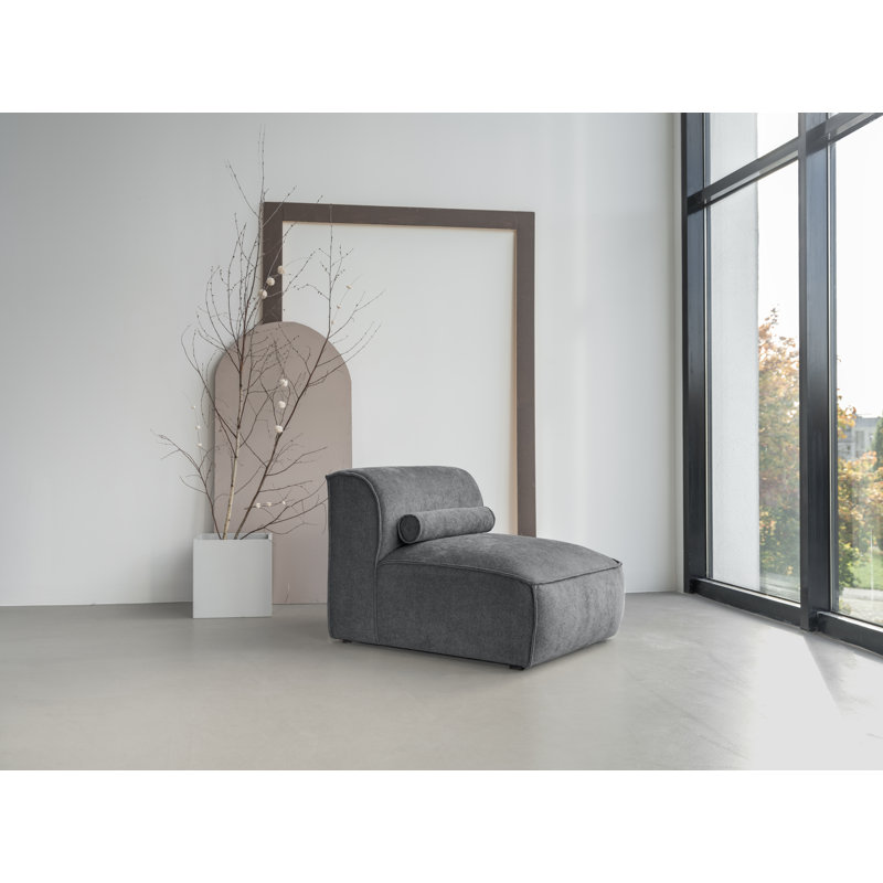 Flex Felix Armless Chair, Dark Grey