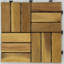 Carreau de terrasse en bois teck 12 "x 12"