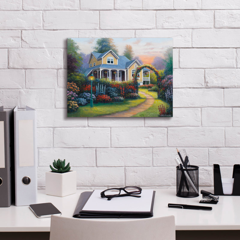 «Delightful Glow» par John Zaccheo, H 12 po x l 16 po x P 0,75 po