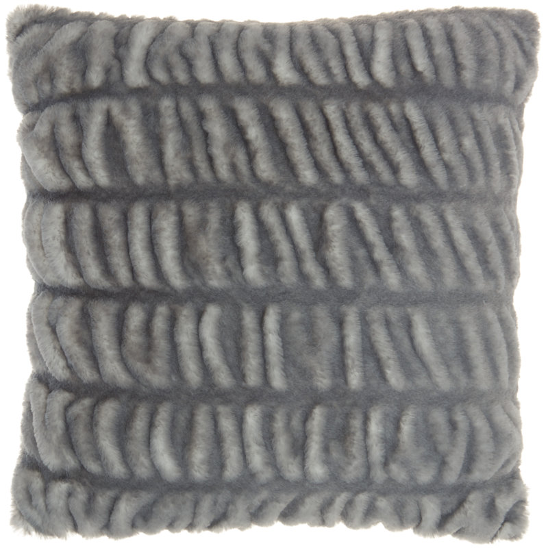  Square Pillow Cover and Insert, Charcoal