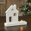 Porte-bougie festive trouvaille maison de village blanc-1435530503