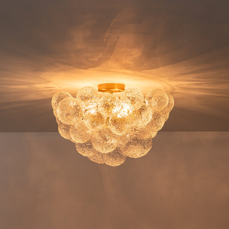 Plafonnier semi-encastré 3 lumières Malaijah