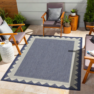 Tapis bleu intérieur / extérieur