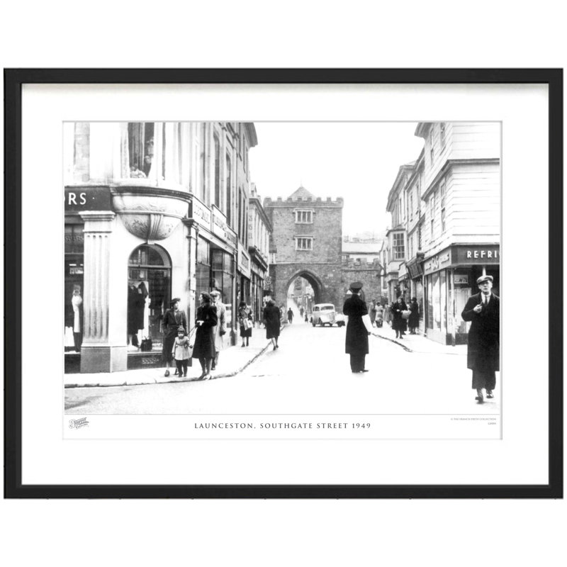 Launceston, Southgate Street 1949 - Single Picture Frame Print, 45cm H x 60cm W x 2.3cm D