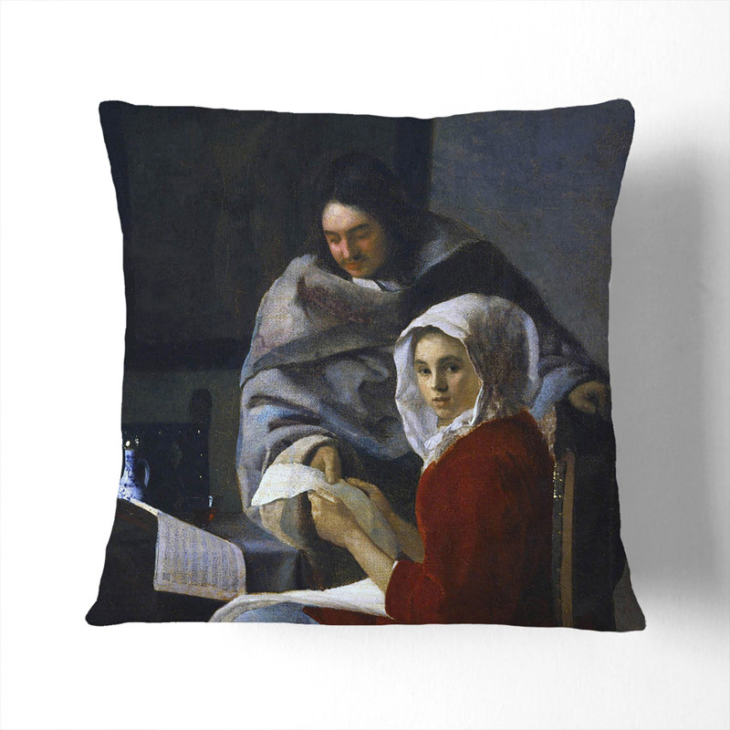 Square Cushion, 40cm H x 40cm W x 15cm D, Stone