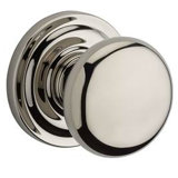 Round Privacy Door Knob with Traditional Round Rose