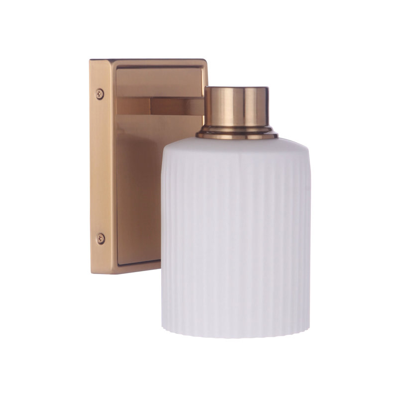 Armed Sconce, Satin Brass