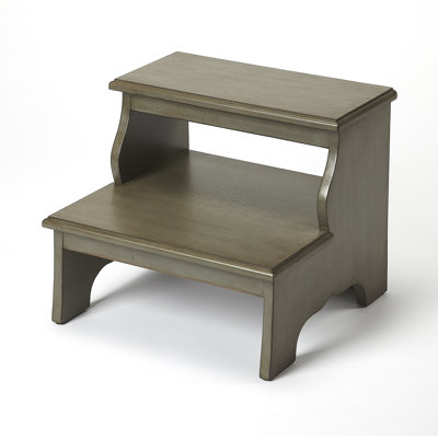 Plantation 2-Step Wood Step Stool