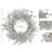 26" Faux Winter Christmas Day Berry Front Door Wreath