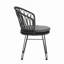 Chaise Tavon, 2 pièces avec 2 coussins