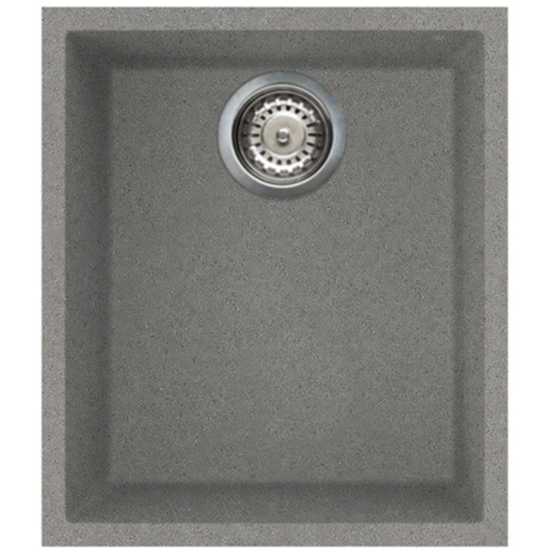 Quadra Kitchen Sink, Titanium