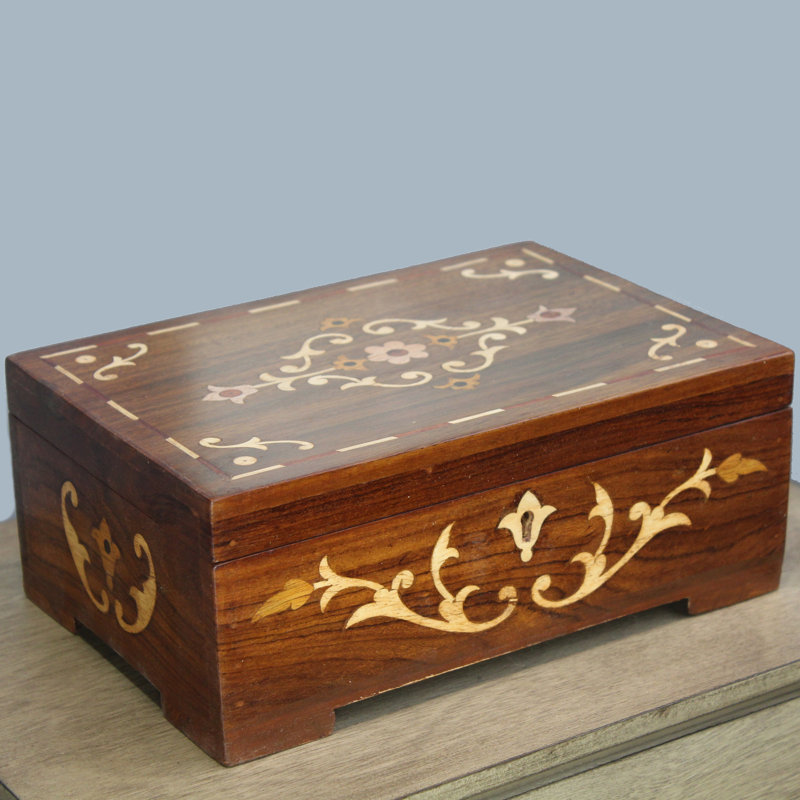 Abramson Wooden Decorative Trunk