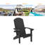Chaise Adirondack de HiPS, chaise de patio toutes saisons pour terrasse de jardin, imitation bois-18821207