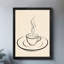 Black Framed Vintage Coffee Wall Art Modern minimalism Style Framed Prints-1986120671