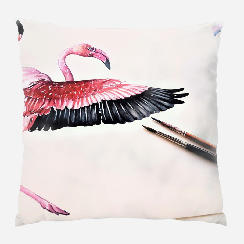 Coussin décoratif Simeon, Microsuède, Intérieur