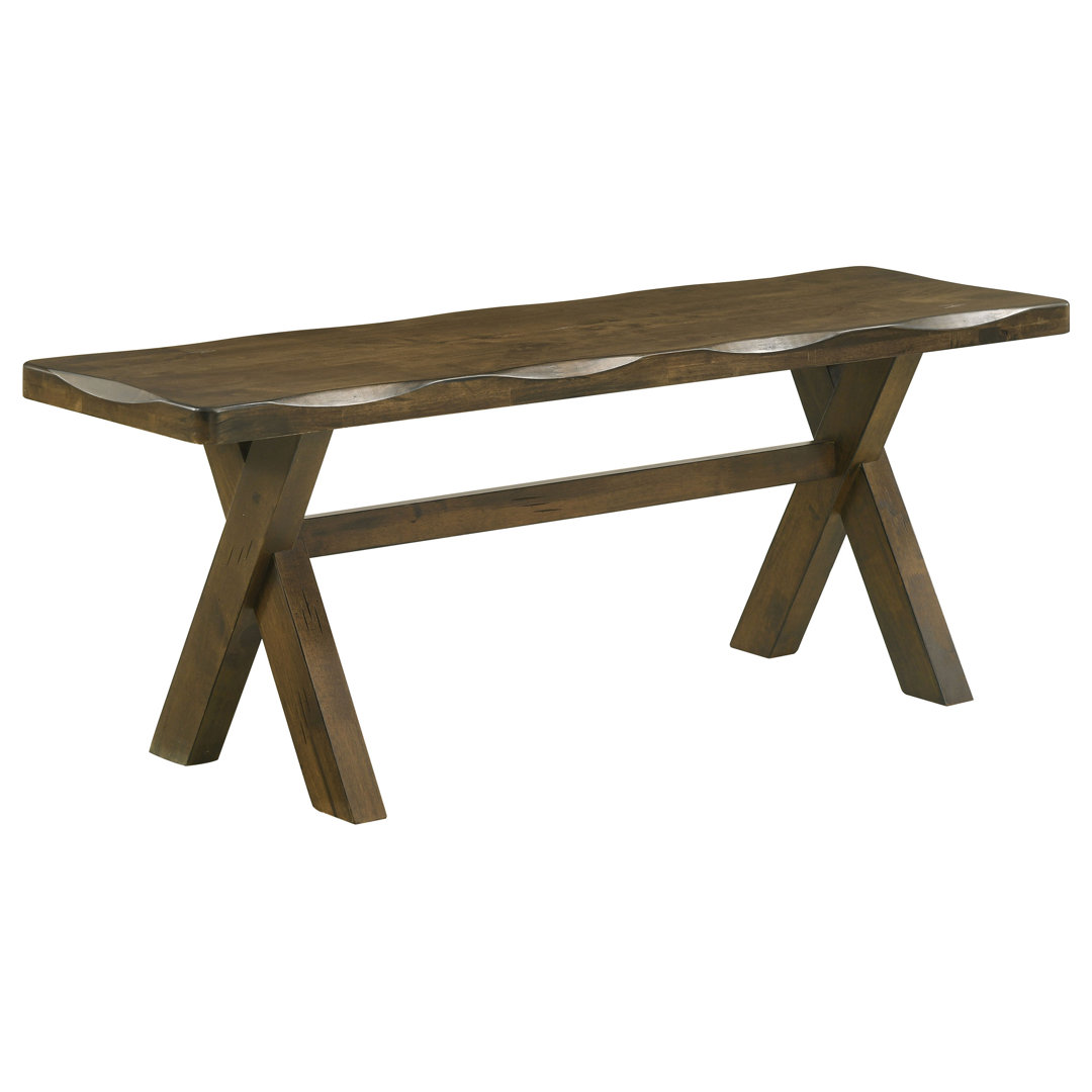 Annette Solid Wood Bench Steelside™