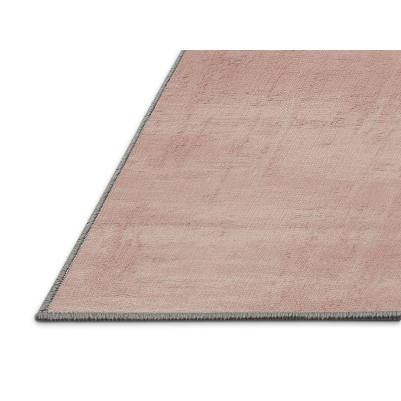 Machine Washable Abstract Brown Area Rug, Rectangle 2' x 3'