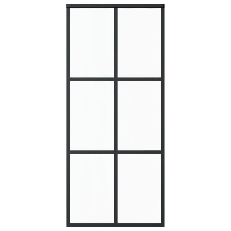 Nottaway Glass Sliding Door, 205cm H x 90cm W x 2cm D