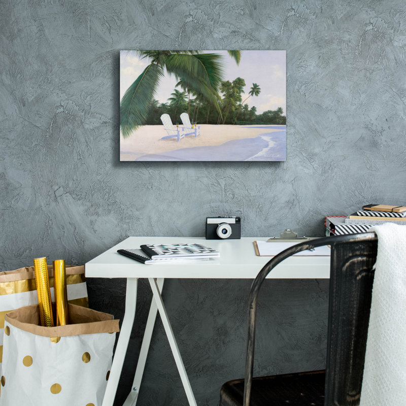 «Island Hideaway» par Diane Romanello, H 12 po x l 18 po x P 0,75 po