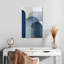 Avery Blue Linen Mountains II-108240366