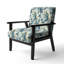Fauteuil rembourré d'appoint tropical D-237065996