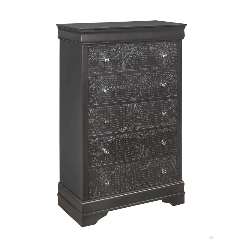 Commode, Gris métallisé