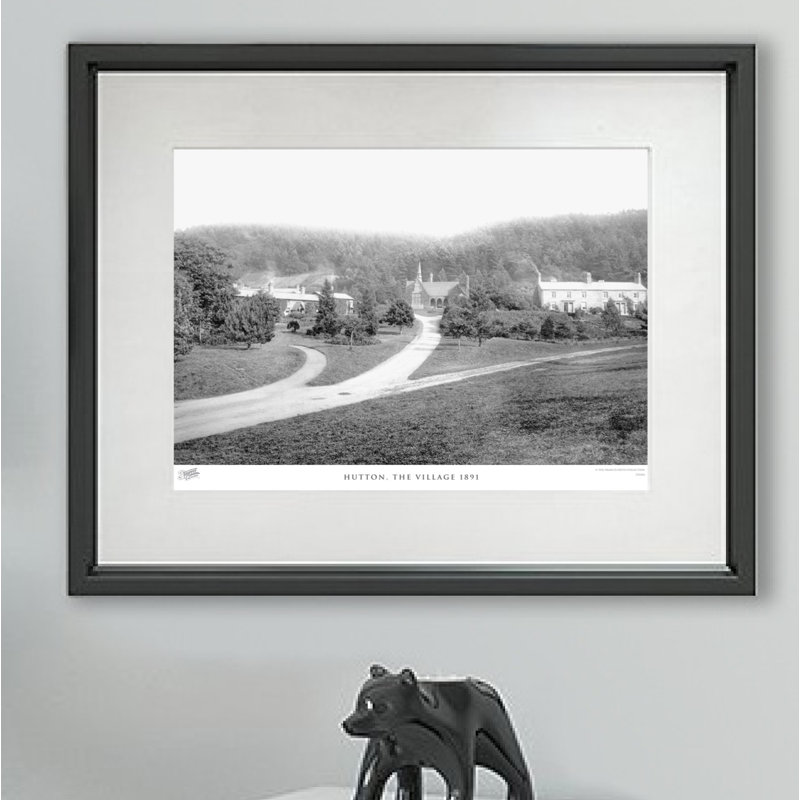 Hutton, The Village 1891 - Single Picture Frame Print, 45cm H x 60cm W x 2.3cm D
