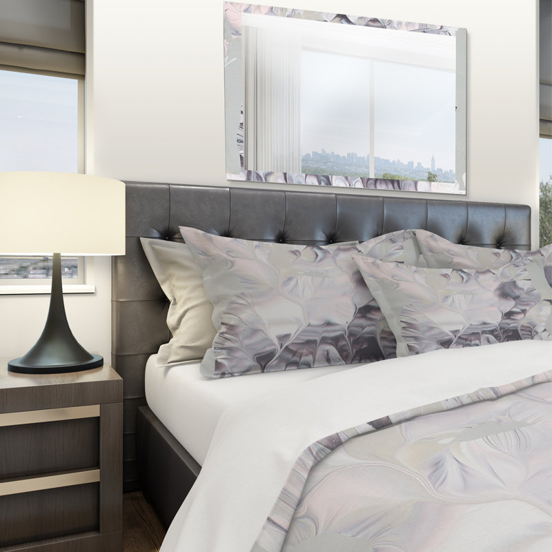 Light and Shadow I - Ensemble de housse de couette Modern Farmhouse - Microfibre de polyester