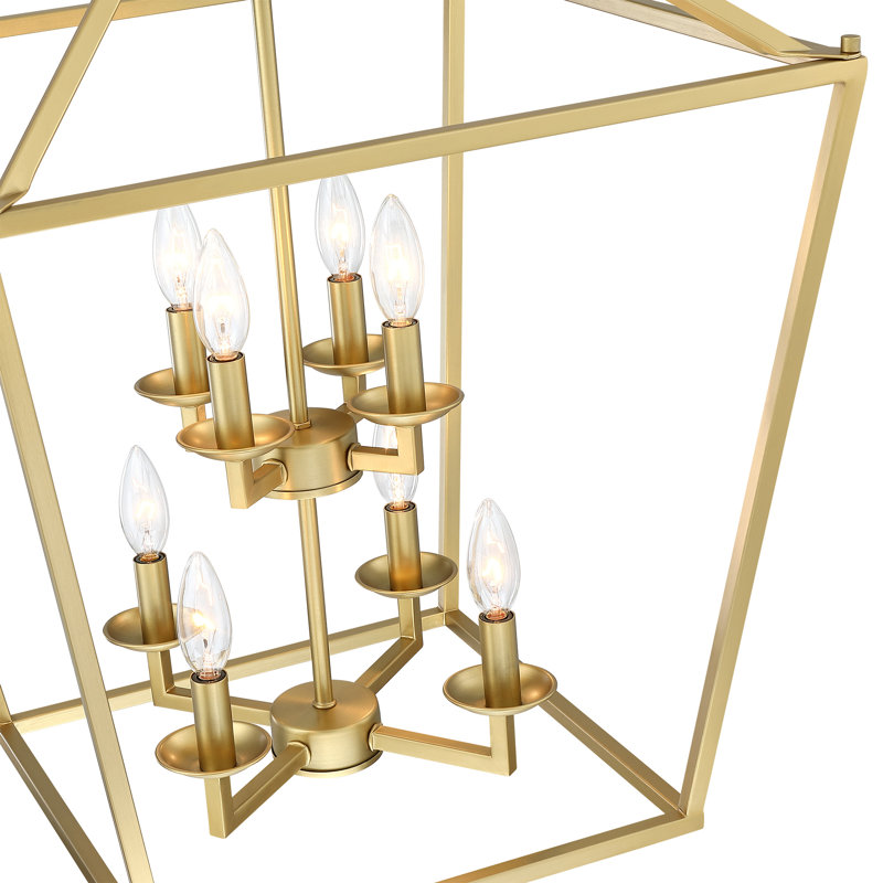 Gabey 8 - Light Lantern Pendant, Gold