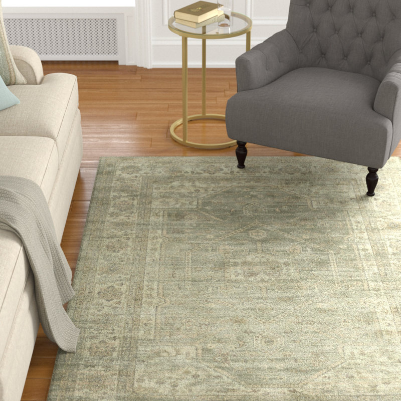 Tapis brun / beige Evanoff Mouse, Rectangle 9 pi x 12 pi